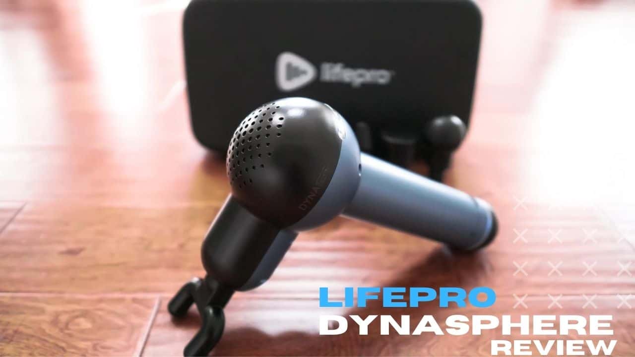 lifepro dynasphere massage gun picture