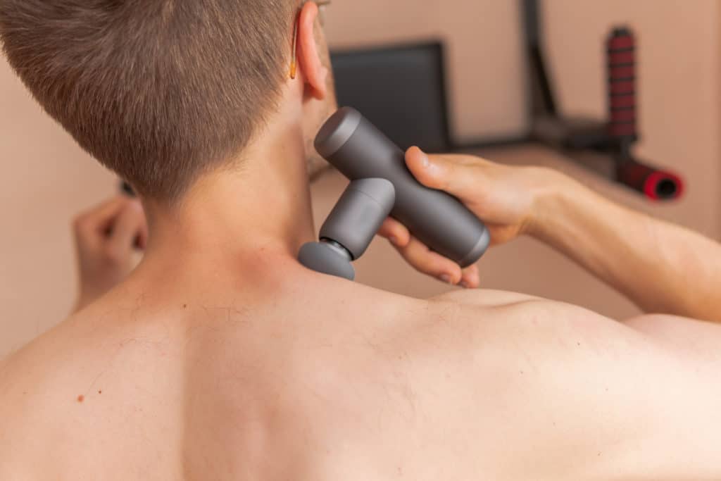 Relieving Neck Spasm With A Massage Gun