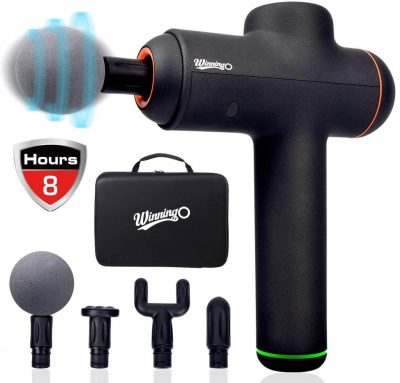 Winningo percussion massager with attachments